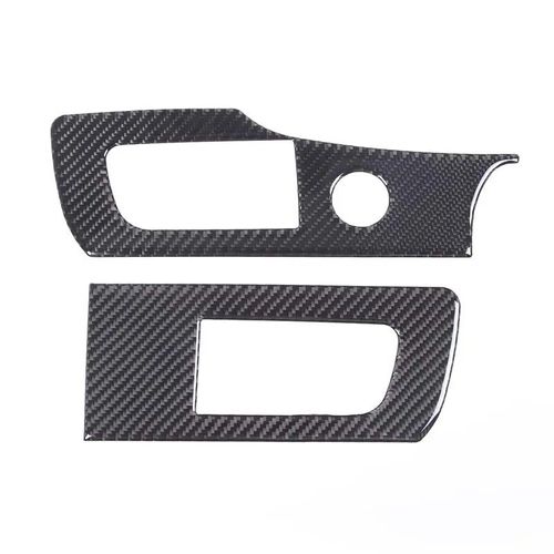 Autocollant De Couverture De Sortie D'air Latérale,En Fiber De Carbone Souple Pour Porsche Taycan 2019 2020 2021 2022,Accessoires De Voiture - Type Carbon Fiber