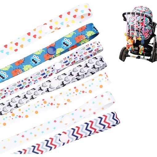 Sangle Porte-gobelet Réglable Pour Poussette - En Polyester