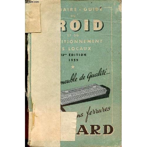 Annuaire Guide Du Froid Et Du Conditionnement Des Locaux - 13e Édition - 1959.