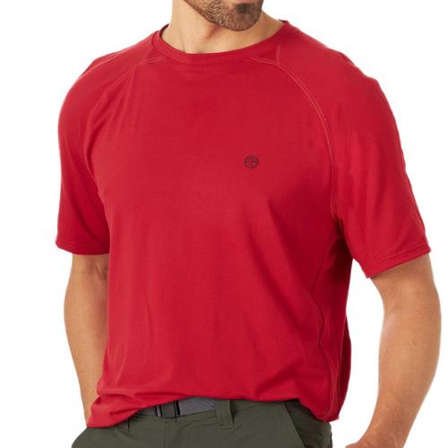 T-Shirt Rouge Homme Wrangler Performance Haute Red