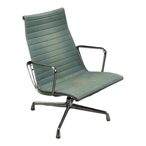 Chaise De Bureau En Aluminium Charles Amp Ray Eames Vert