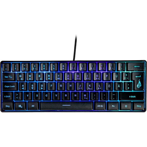 VERBATIM 48700 CLAVIER RVB X1 QWERTZ ALLEM