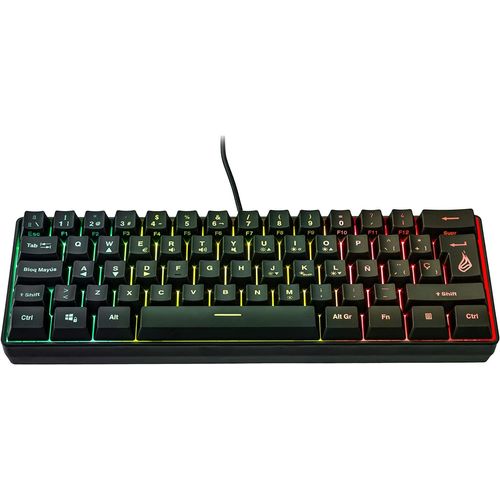 VERBATIM 48703 CLAVIER RVB X1 QWERTY ESPAG