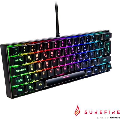 VERBATIM 48712 CLAVIER RVB M1 QWERTZ ALLEM