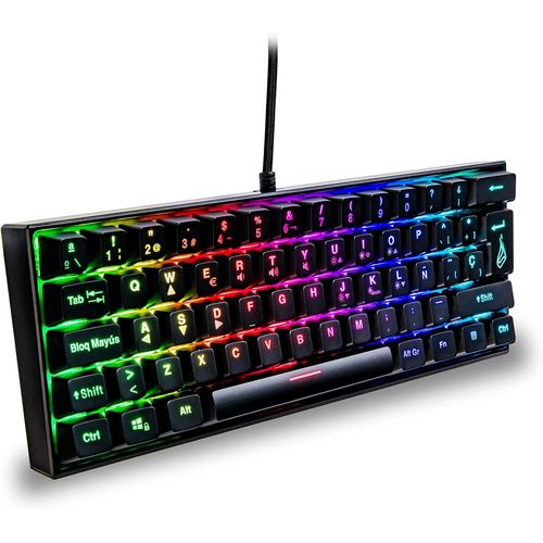 VERBATIM 48715 CLAVIER RVB M1 QWERTY ESPAG