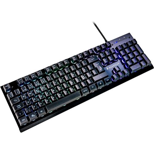 VERBATIM 48708 CLAVIER RVB X2 QWERTY NORDI
