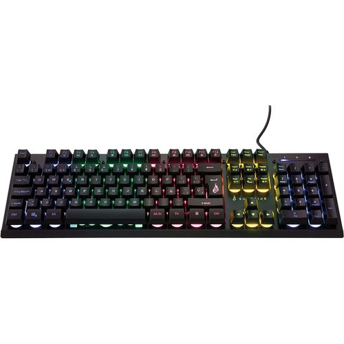 VERBATIM 48709 CLAVIER RVB X2 QWERTY ESPAG