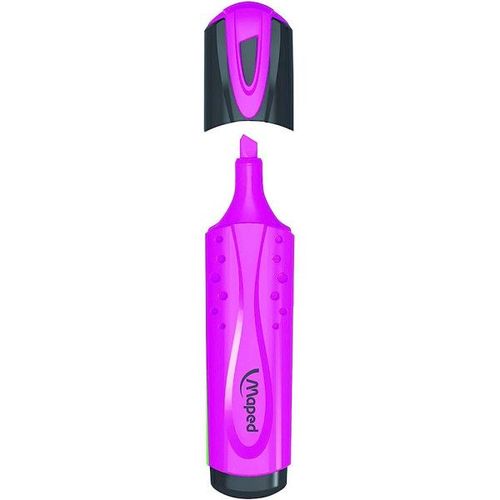 Surligneur - Violet Fluo - Mine Biseautée - Maped - Fluo'peps
