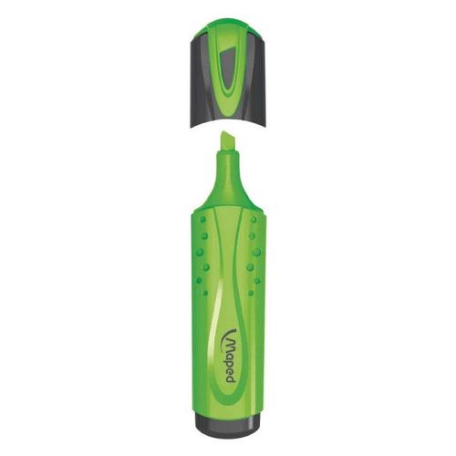 Surligneur - Vert Fluo - Mine Biseautée - Maped - Fluo'peps