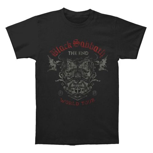 Black Sabbath The End Reading Skull T Shirt