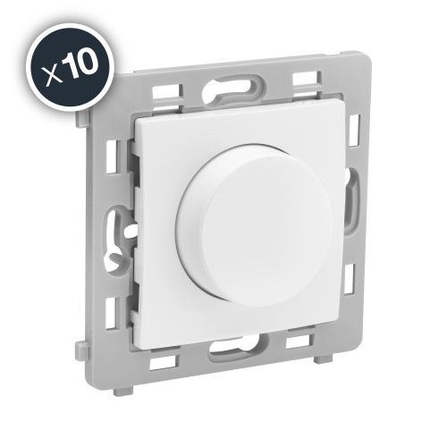 Mécanisme variateur rotatif - blanc - boîte de 10 - Caly DEBFLEX