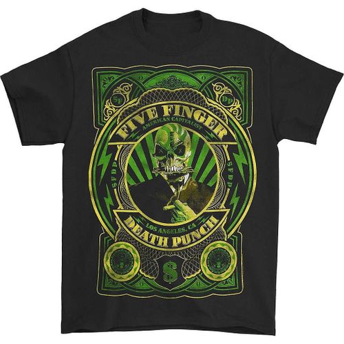 Five Finger Death Punch Cigar 2011 Tour T-Shirt