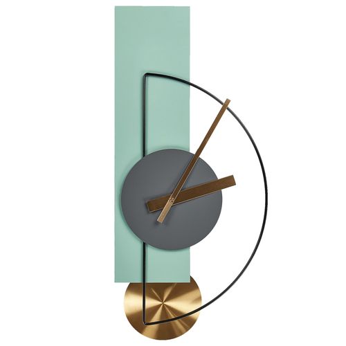 Horloge murale CEVINS Acier Vert clair