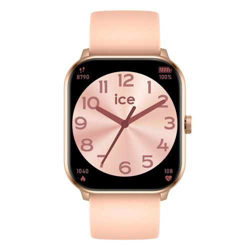 Montre Femme Ice Watch Connectée Ice Smart One Rose Gold Nude Pink