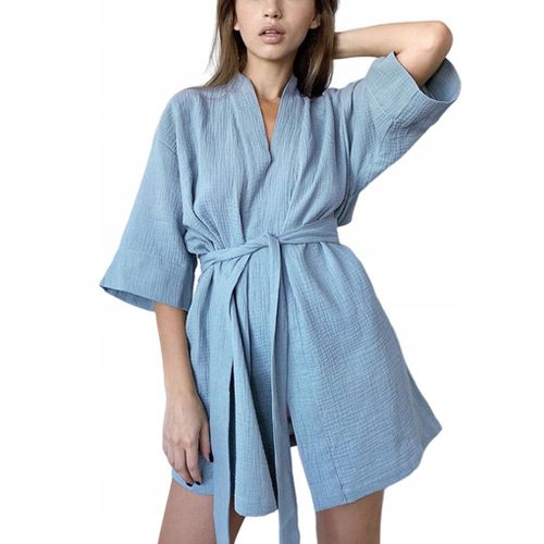 Cr¿ºpe Coton Casual Robe Femmes Robes Sous-V¿ºtements