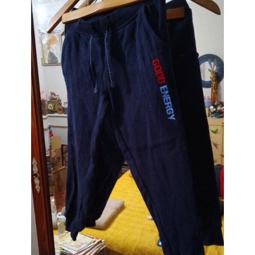 Pantalon Jogging Marine 7 Ans Vintage Années 90 Okaïdi.