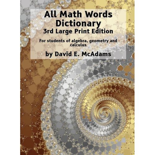 All Math Words Dictionary