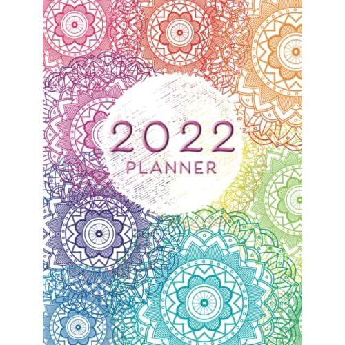 2022 Planner Weekly And Monthly: January To December With Quotes, Blank Note Pages, Organizer, Agenda, Holidays, Goals, Intentions, And Gratitude