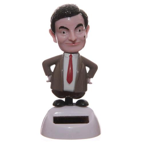 Puckator Ff46 Figurine Solaire, Mr Bean Plastique, Kaki/Blanc/Rose/Rouge/Noir, 5,5 X 5 X 10,5 Cm