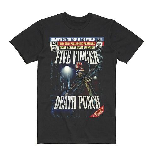 Five Finger Death Punch Comic Book T Shirt