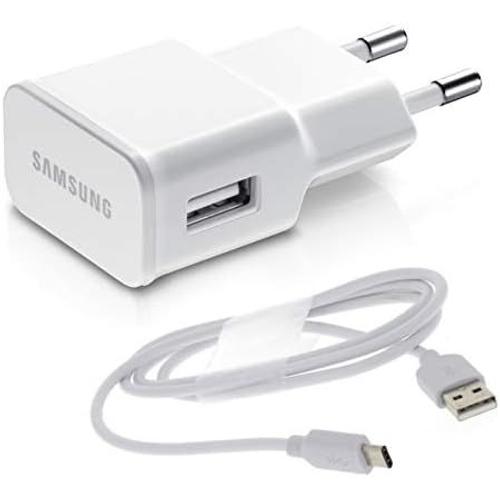 Acce2s - Chargeur USB Original 2A + Câble USB-C 1m pour Samsung