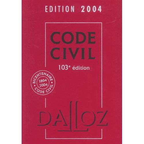 Code Civil 2004