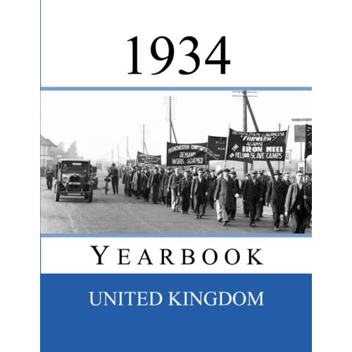 1934 Uk Yearbook: Original Book Full Of Facts And Figures From 1934 - Unique Birthday Gift / Present Idea.