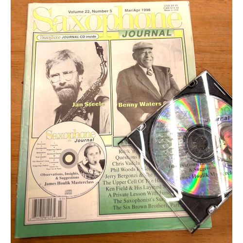 Saxophone Journal Mars 1998 Avec Cd Vol 22 Number 5