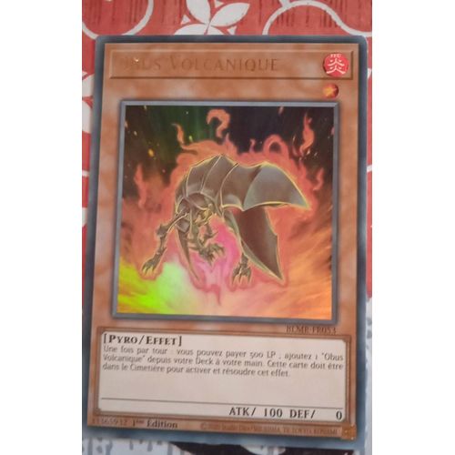 Obus Volcanique Blmr-Fr053 Ultra Rare (Bataille De Legende La Vengeance Monstrueuse) Carte Yu-Gi-Oh Konami