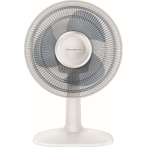 Rowenta Essential + Ventilateur de table, Haute performance, Silencieux, 2 vitesses, Compact, Oscillation et orientation réglables VU2310F0