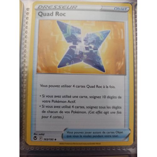 Peu Commune - Pokemon - Tempête Argentée - Quad Roc 163/195