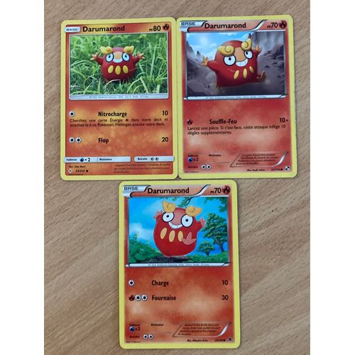 (3032) 3x Darumarond (Pokemon)