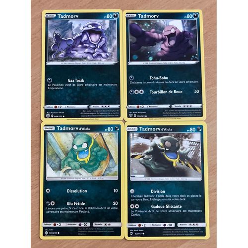 (3296) 2x Tadmorv + 2x Tadmorv D’Alola (Pokemon)