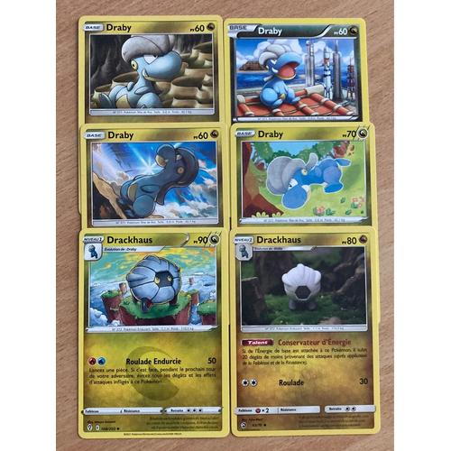 (3281) 4x Draby + 2x Drackhaus (Pokemon)