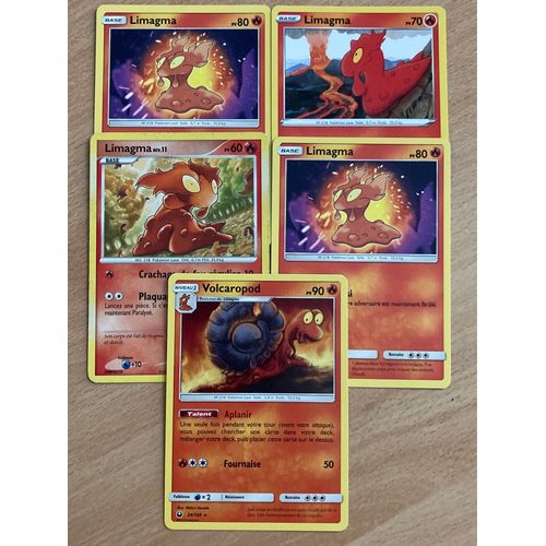 (3294) 4x Limagma + Volcaropod (Pokemon)