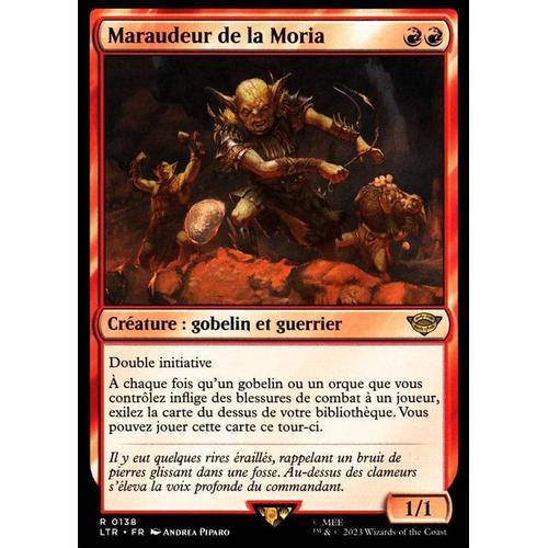 Maraudeur De La Moria - Magic - Le Seigneur Des Anneaux - Chroniques De La Terre Du Milieu - R - 138