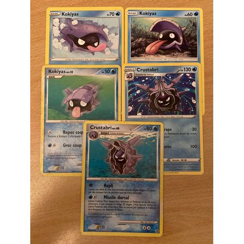 (2992) 3x Kokiyas + 2x Crustabri (Pokemon)