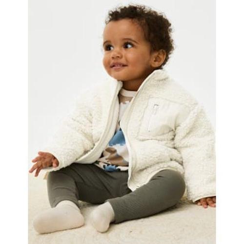 Veste Imitation Peau De Mouton À Fermeture Glissière (Jusqu'au 3 Ans) - Multicolore