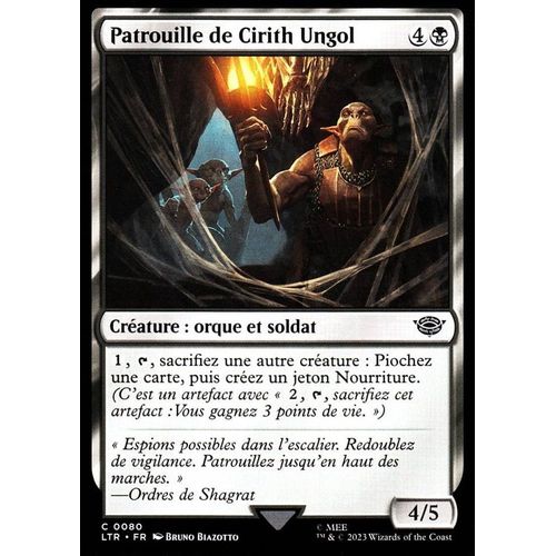 Patrouille De Cirith Ungol - Magic - Le Seigneur Des Anneaux - Chroniques De La Terre Du Milieu - C - 80