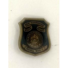 Militaria-Ww2-Usa-Badge New Hampshire State Guard Wwii-Original-Tbe