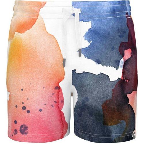 Motion Watercolor Shorts Hommes - Multicouleur