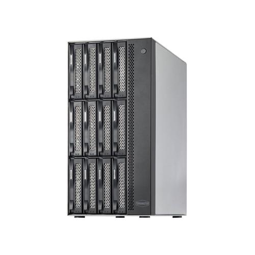 TERRAMASTER T12-450 Stockage en Réseau Haute Vitesse 12 Baies avec Processeur Atom C3558R Quadric?ur, 8 Go DDR4, Deux Ports SFP+ 10GbE, Deux Ports 2.5GbE, Serveur de Stockage en Réseau (sans Disque)