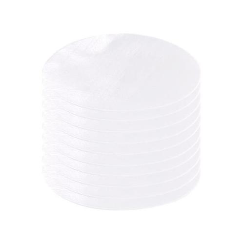 10 Patchs Thermocollants En Coton - Coloris Blanc