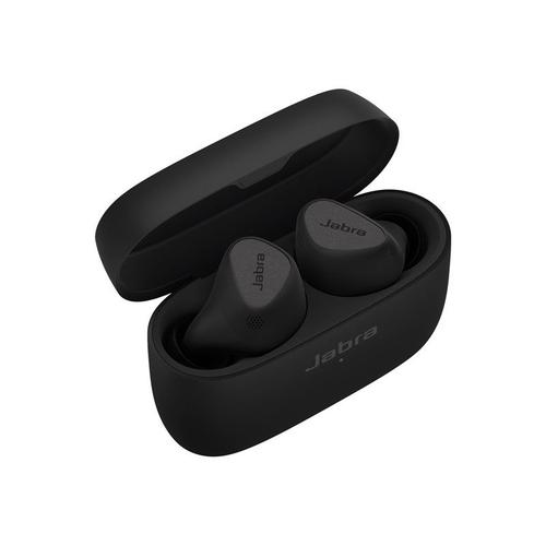 Jabra Connect 5t - Écouteurs sans fil avec micro - intra-auriculaire - Bluetooth - Suppresseur de bruit actif - isolation acoustique - noir titane