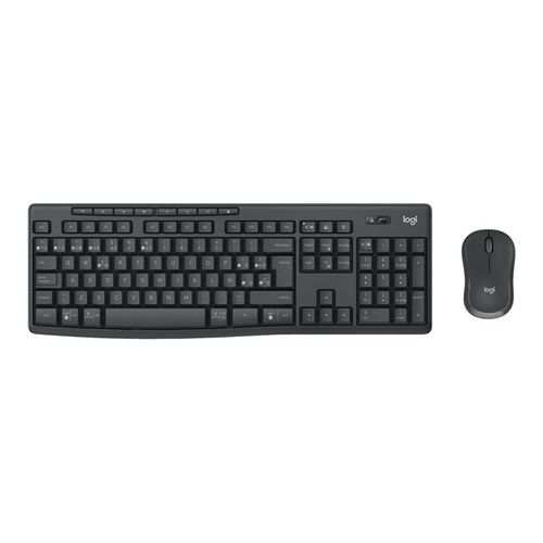 Logitech MK370 Combo for Business - Ensemble clavier et souris - sans fil - Bluetooth LE - AZERTY - Français - graphite