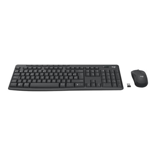 Logitech MK370 Combo for Business - Ensemble clavier et souris - sans fil - Bluetooth LE - QWERTY - Espagnol - graphite