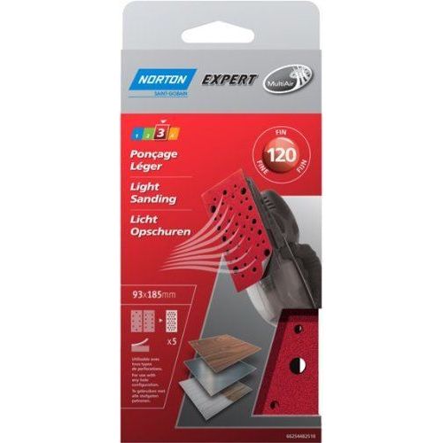 5 patins Multi Air 93x185mm Grain 120