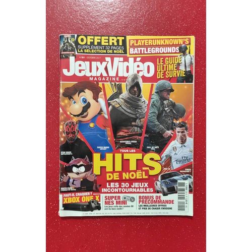 Jeux Vidéo Magazine N° 201 De Octobre 2017 = Tous Les Hits De Noel - Les 3 Jours Incontournables