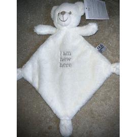 PELUCHE OURS POLAIRE BLANC : CE Eveil Bouchara
