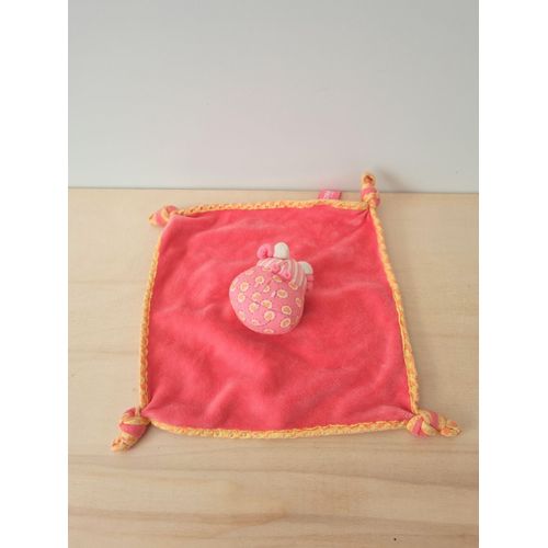 Doudou Vache Rose Coeur Orchestra